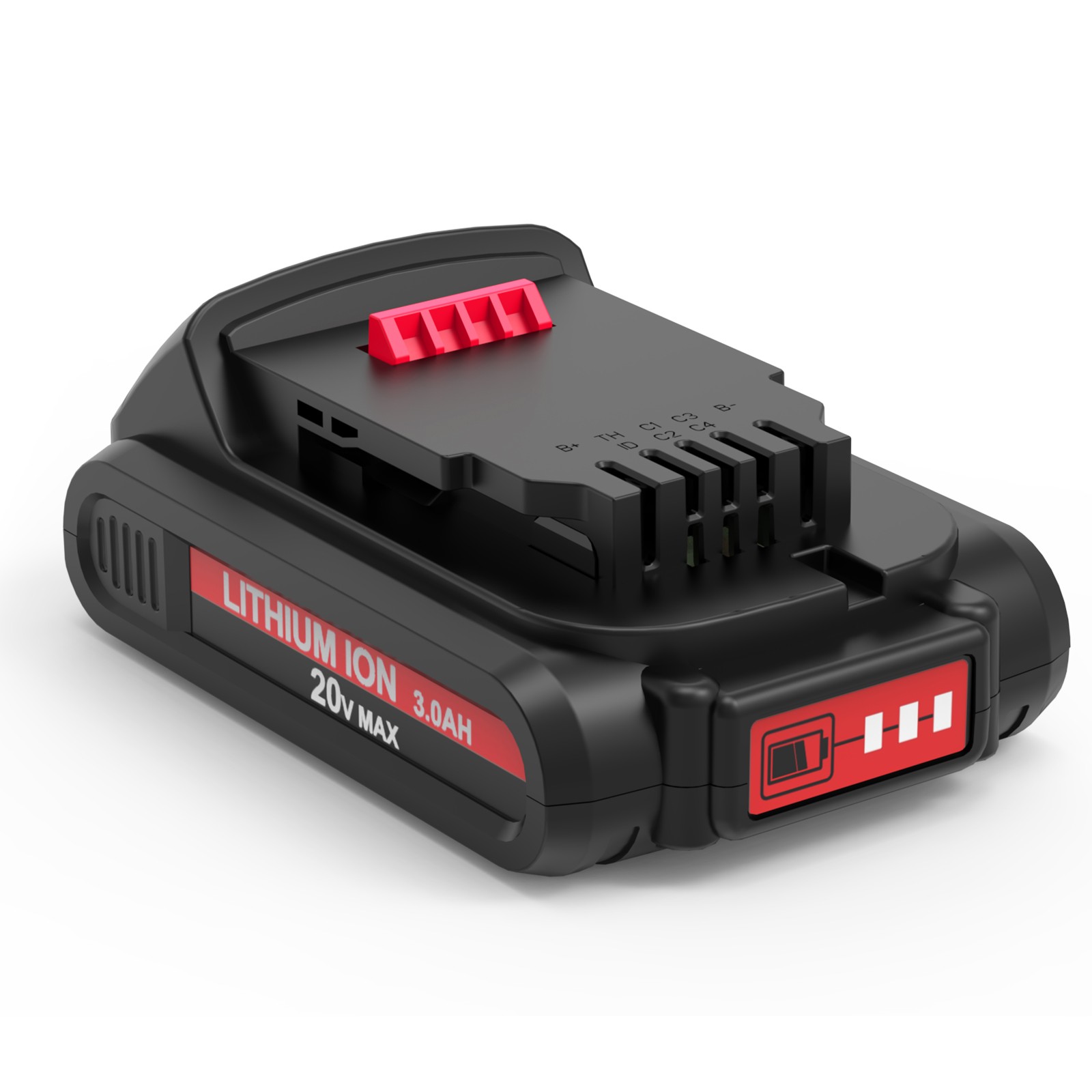 2-PACK 20V 3.0Ah DCB203 DCB207 Lithium Battery for Dewalt 20V Max DCB200 DCB201