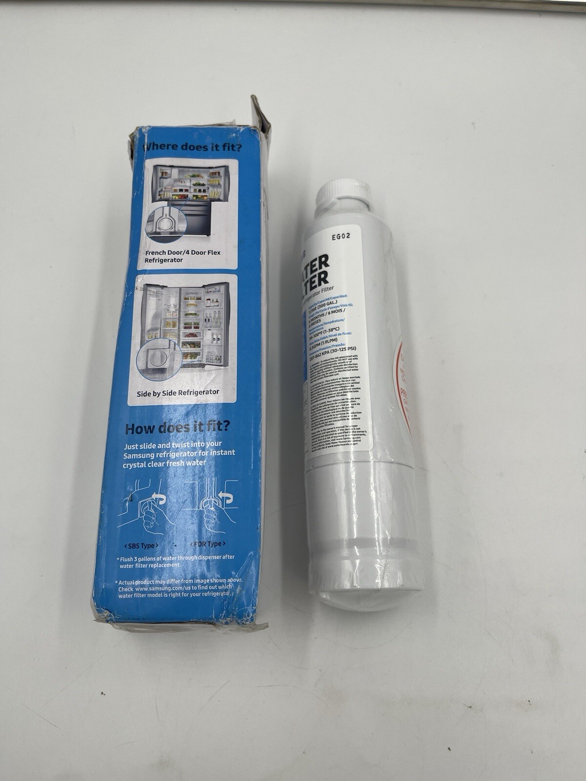 NEW Samsung DA29-00020B HAF-CIN/EXP Refrigerator Ice & Water Filter Genuine