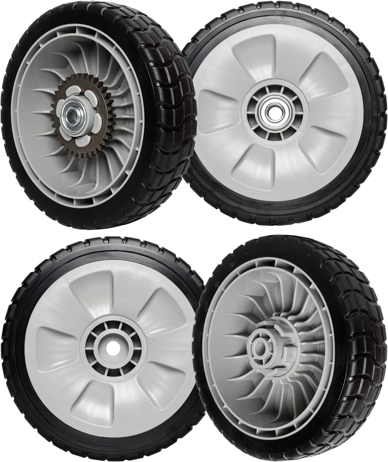 (4 Pack) Lawn Mower Wheels Kit Compatible with Honda HRR216 HRS216 HRT216 Walk b