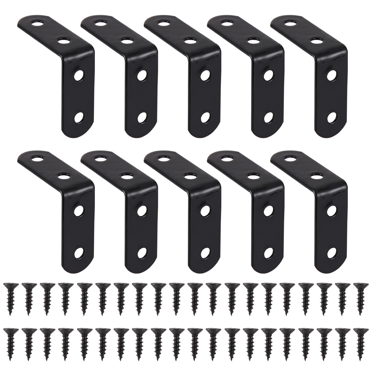 Stainless Steel L-Shaped Bracket Corner Brace 1.5in 90 Degree Angle Corner Lot