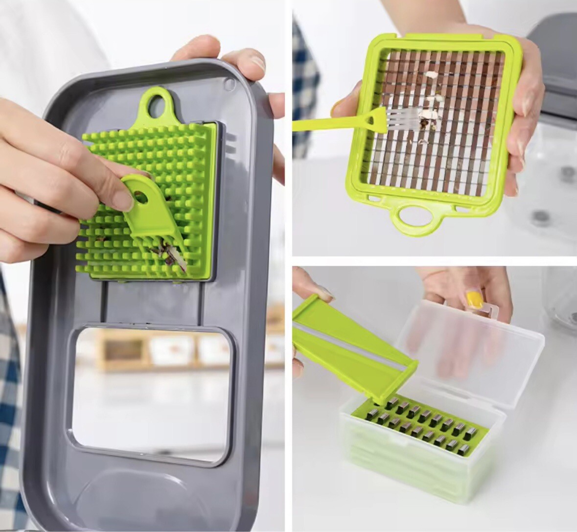 22 In 1 Vegetable Fruit Chopper and Slicer,Kitchen Food Cutter and Dicer/US