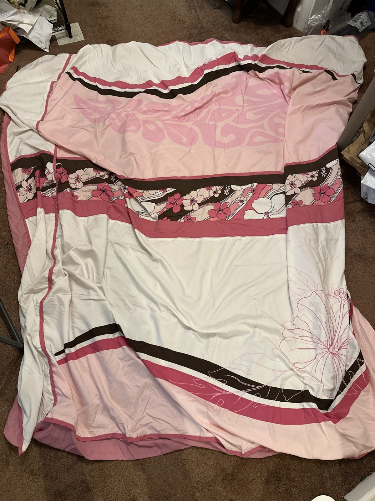 ROXY ROOM Charming SoftPink Floral Bedroom & Shower Set. See Description & Pics!