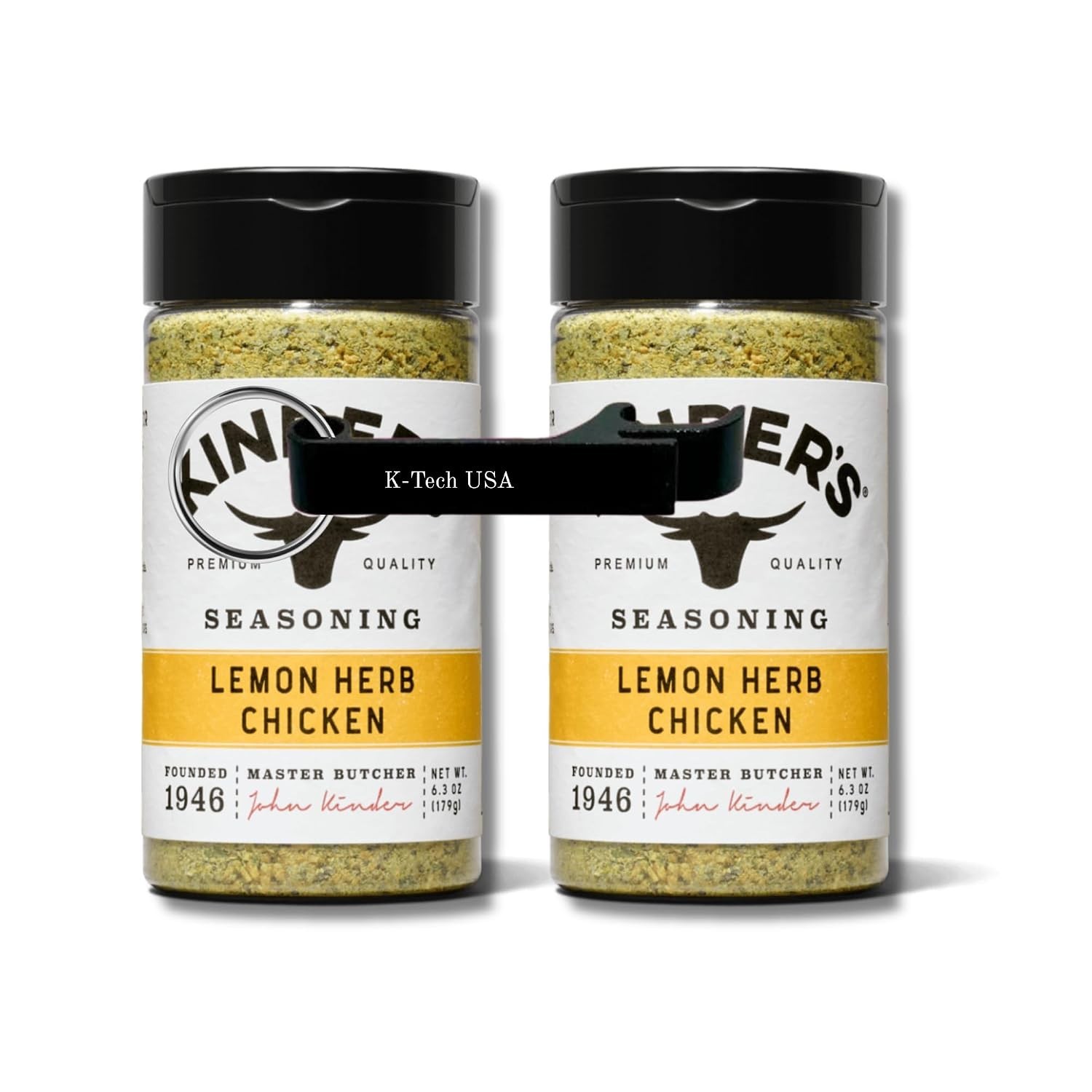 Kinder’s Lemon Herb Chicken Seasoning Blend 6.3 oz Pack of 2 Keychain