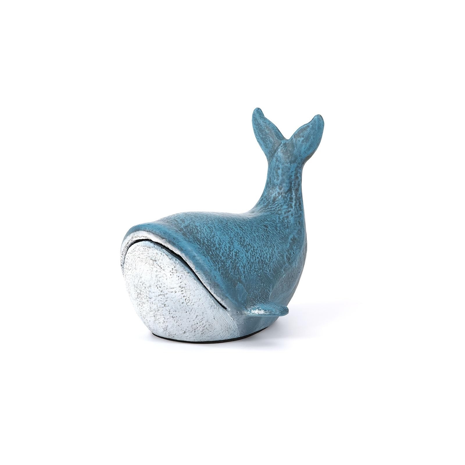 Cast Iron Whale Door Stop 6″W x 4.9″D x 5.4″H – 3.5 lbs Nautical Decor