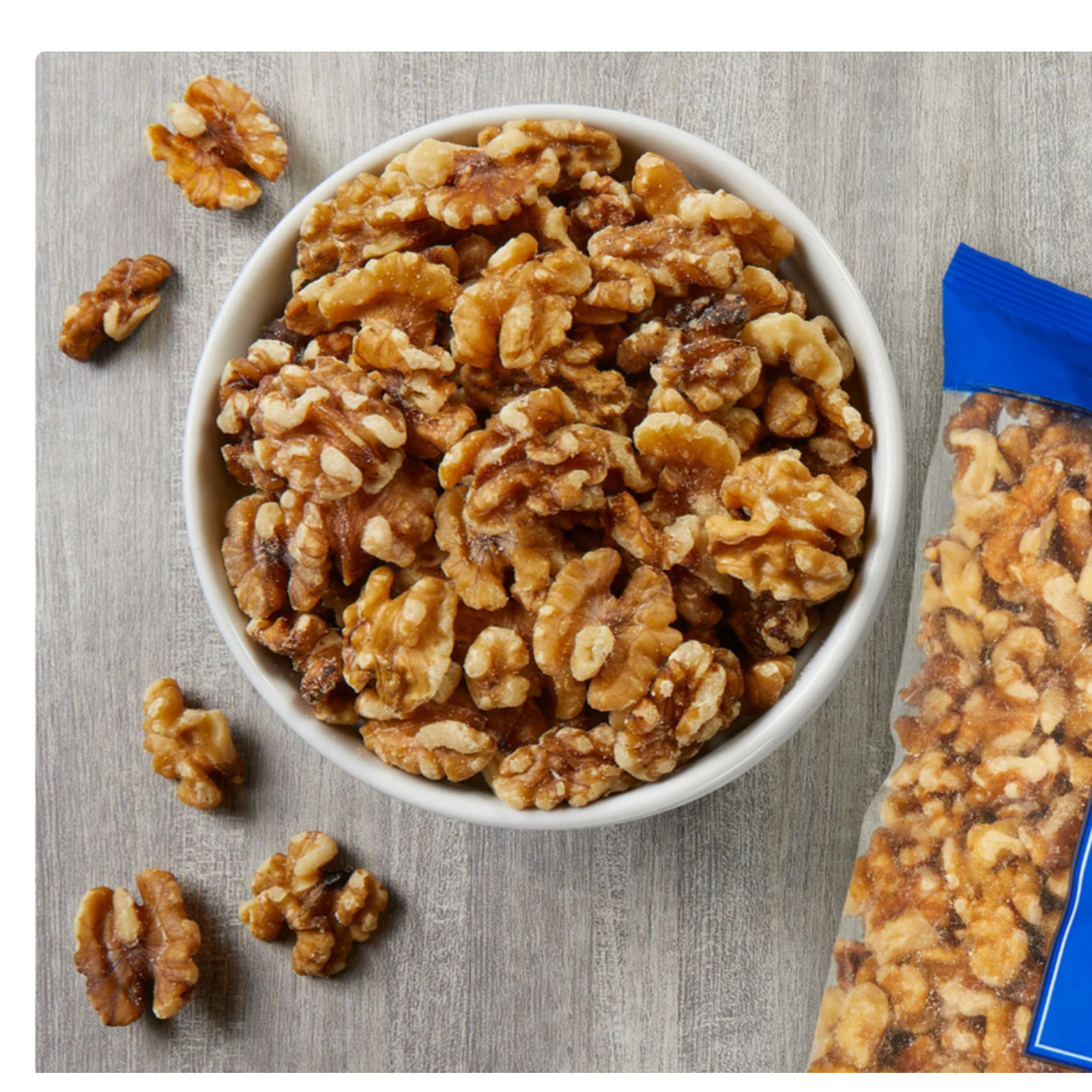 Kirkland Signature Walnuts Halves Pieces 3 lb 48 oz Bulk Raw Baking Snacking