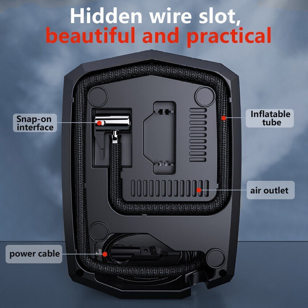 Car Air Tire Pump Inflator Compressor Digital Electric Auto Portable 150PSI 12V