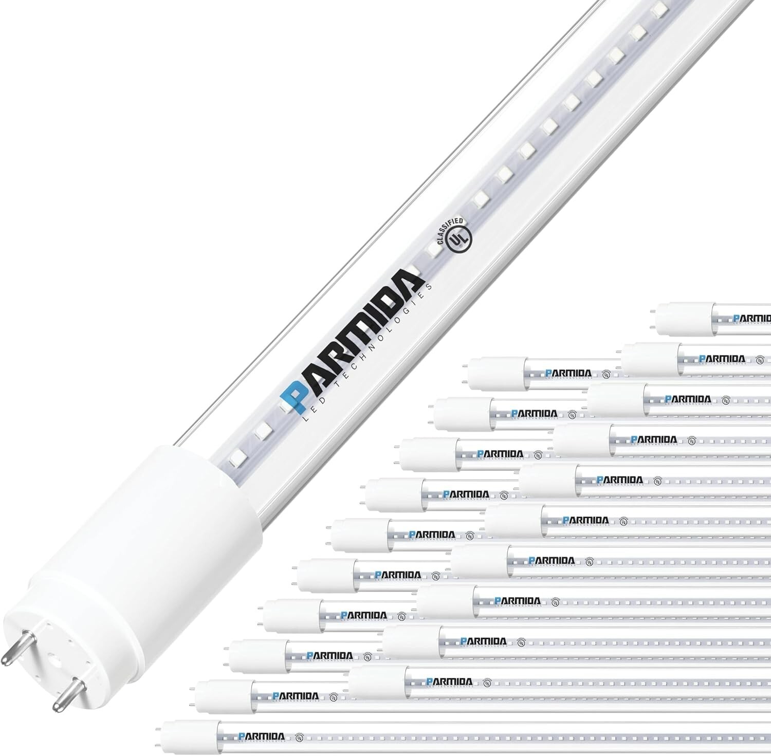 T8 T10 T12 20-Pack 4FT LED T8 Hybrid Type A+B Light Tube 24W Plug & Play 5000K