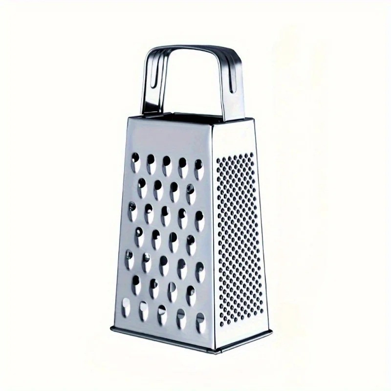 Kitchen Stainless Steel 4-Sided Box Food Grater Vegetable Cheese Slicer Shredder