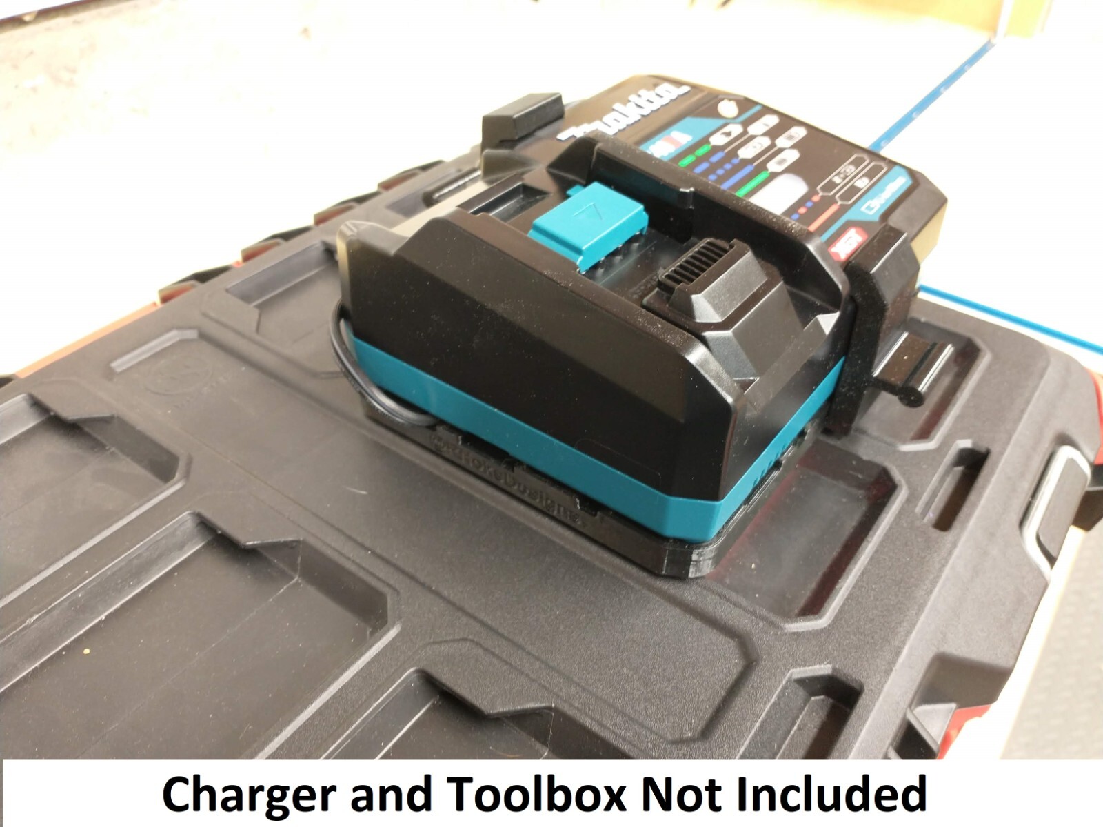 Makita DC40RA Battery Charger Mount For Milwaukee Packout Tool Boxes Made in USA