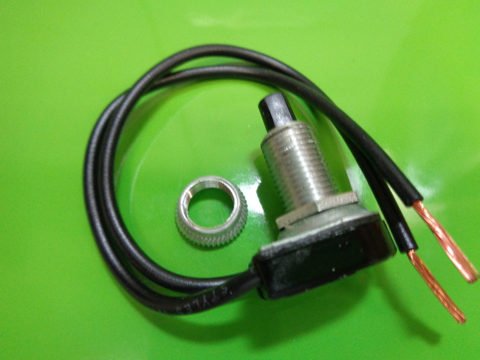 Gemline/Sears 15101 Metal Mount Push Button Canopy Switch, 3A/125V-1A/250V, NEW