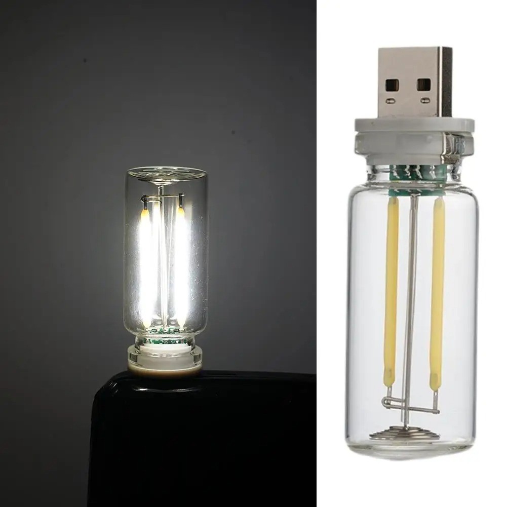 USB LED Night Light Touch Control Atmosphere Bulb Bedroom Mood Decor Lamp