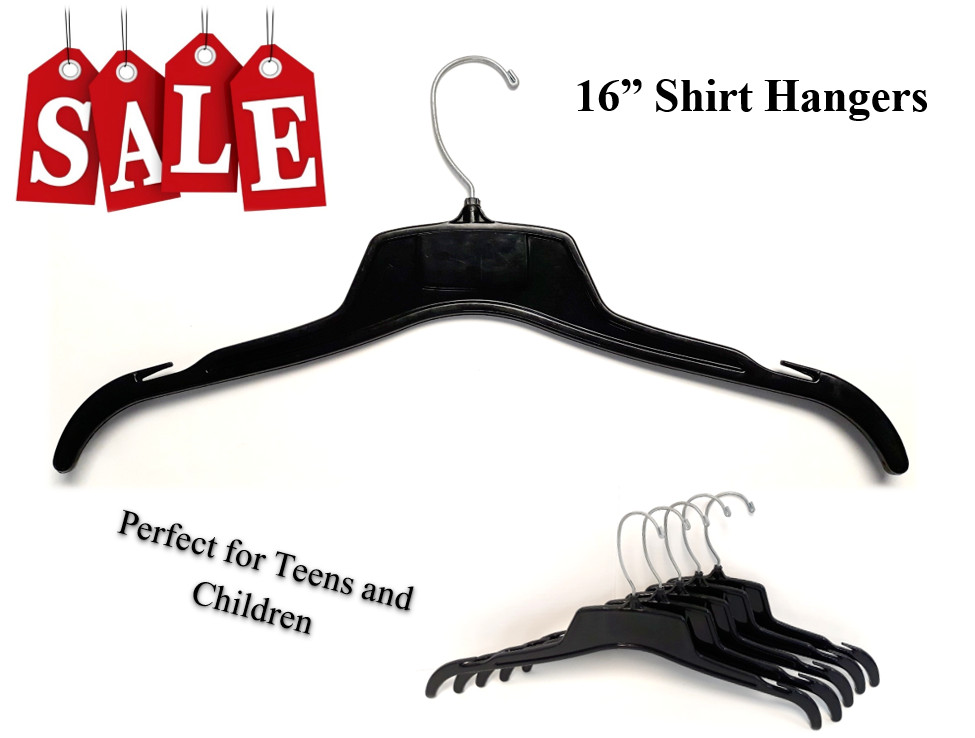 TEENS-ADULTS Clothes Hangers 16″ – QTY 100 *SALE* 50% OFF