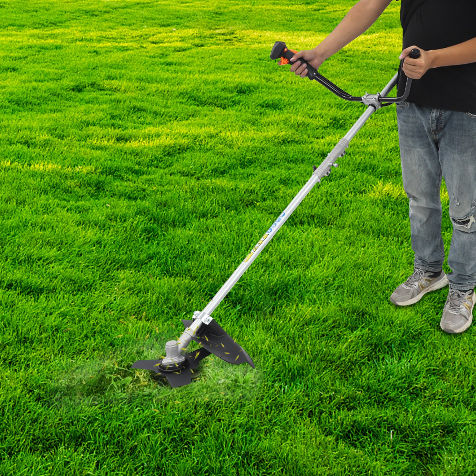 Gas Weed Trimmer Gas Brush Cutter Multifunction Garden Trimmer and Brush Cutter