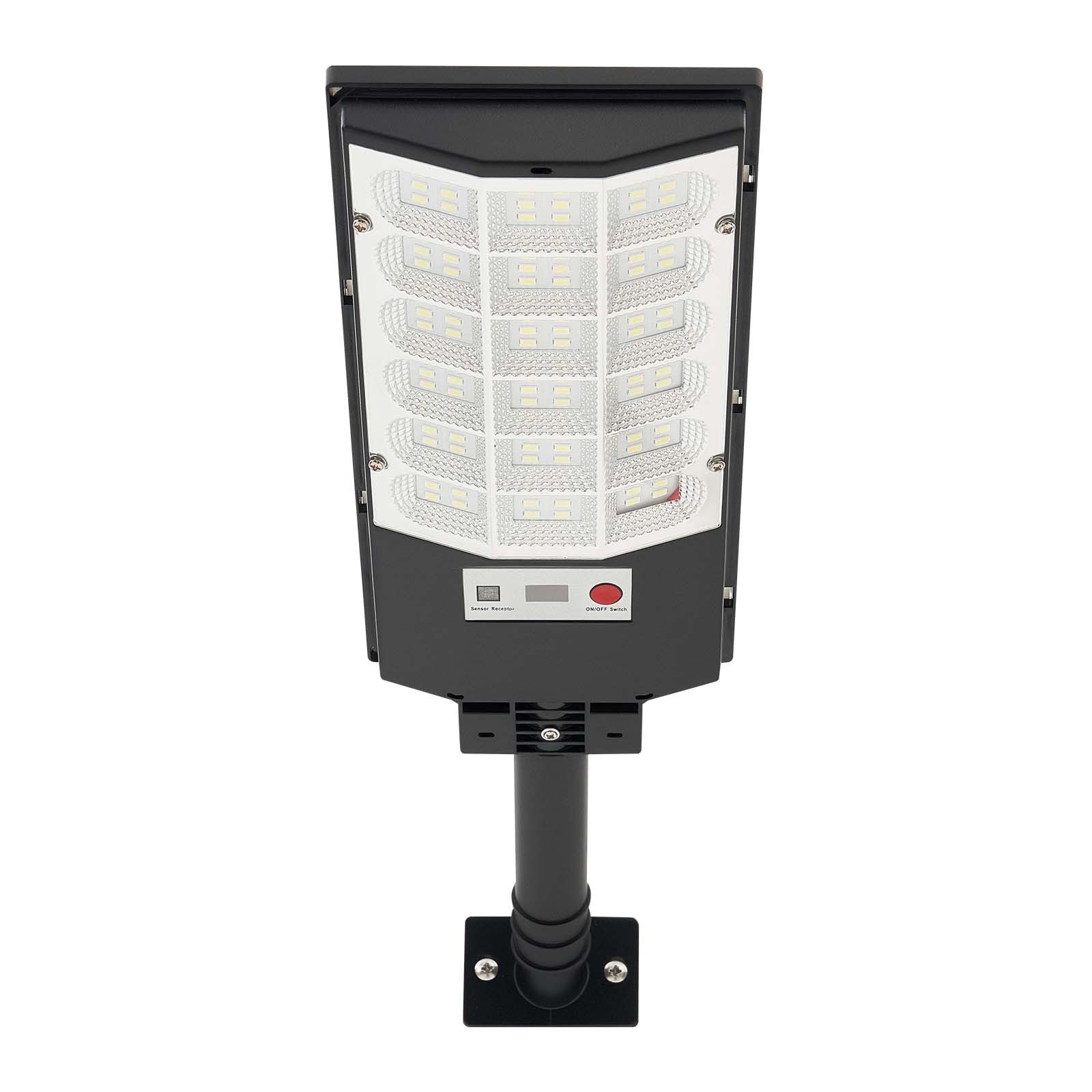 VEVOR 500W Solar Street Lights Outdoor 50000LM LED Lights Dusk to Dawn 4 Pack