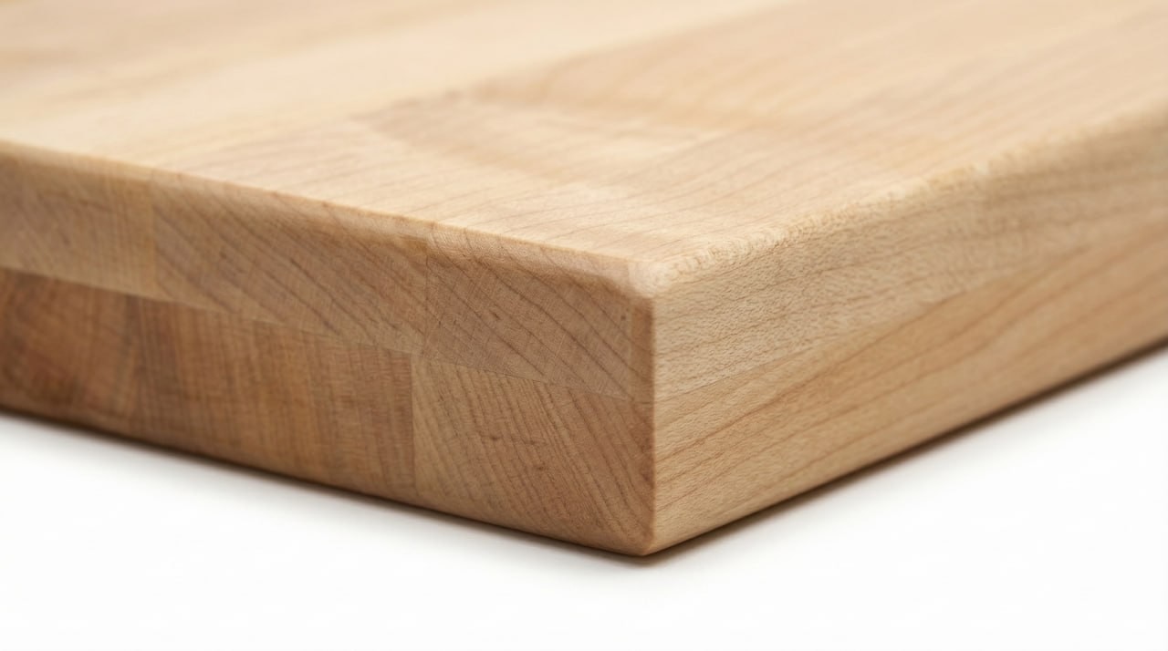 24 in. x 24 in. x 1.5 in. Solid Maple Butcher Block Countertop