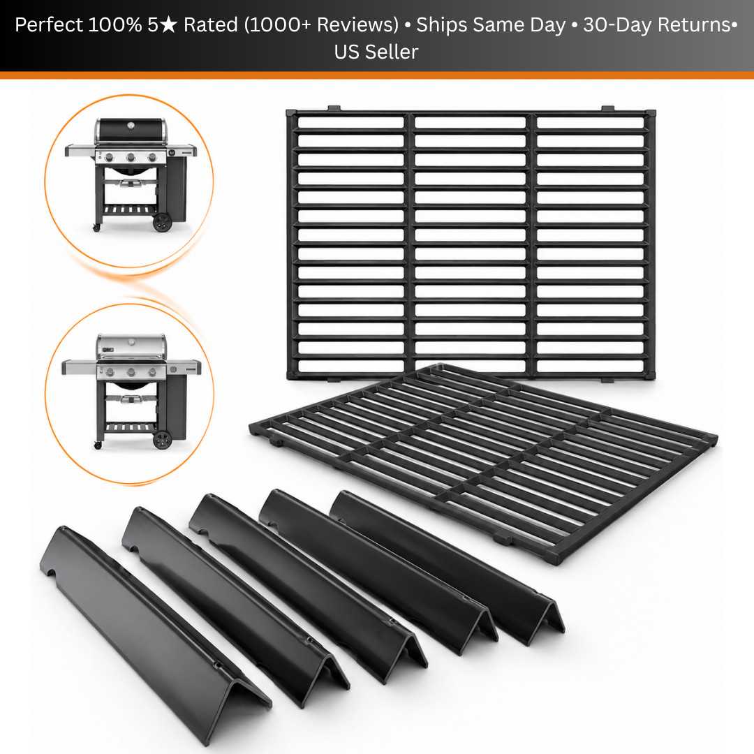 Weber Genesis II 300 Grill Parts Kit 66095 Grates 66032 Bars E310 E330 GS4