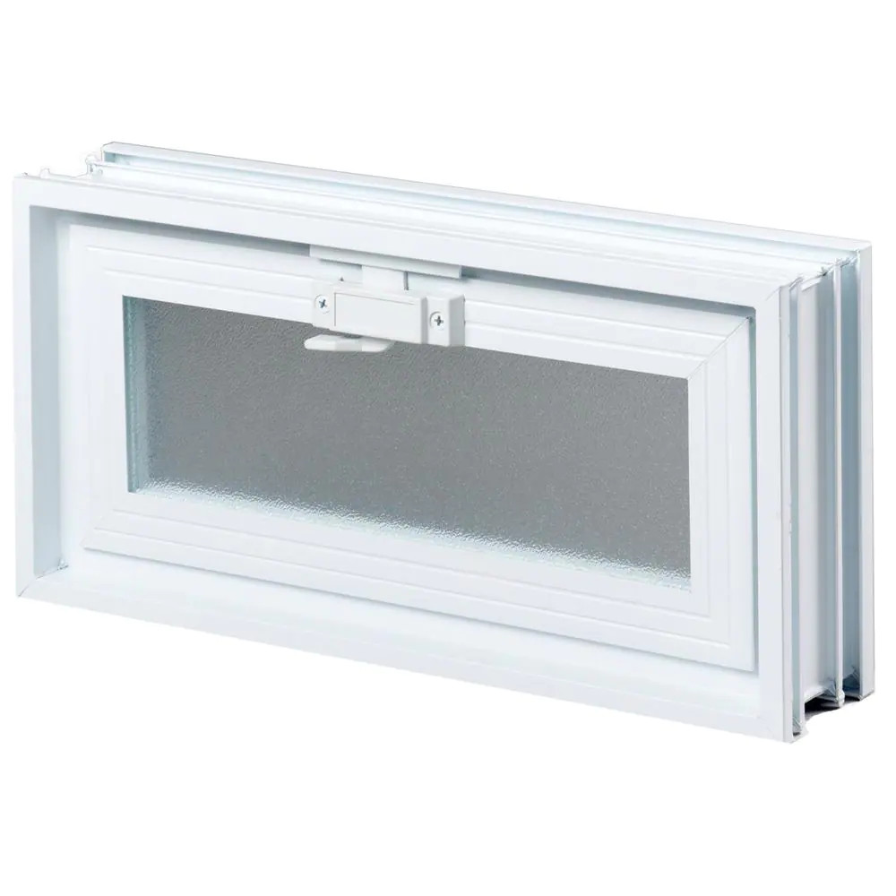 Hopper Vent for Glass Block Windows Durable 15.5 in. x 7.75 in. x 3.12 in. NEW