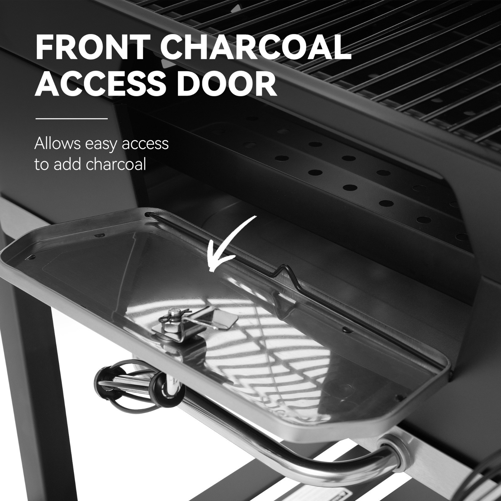 Royal Gourmet Deluxe Charcoal Grill Large Smoker Outdoor Backyard BBQ Party