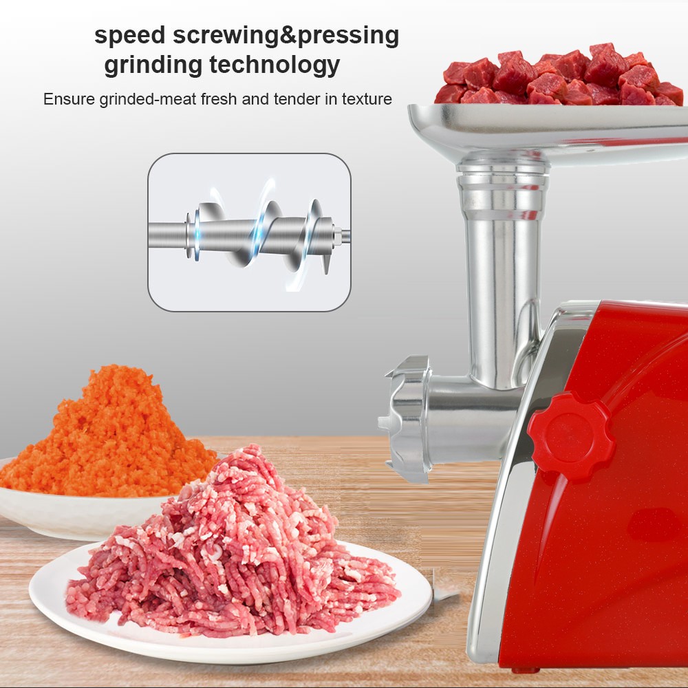 Heavy Duty 3000W Commercial Electric Meat Grinder Sausage Maker Mincer Stuffer