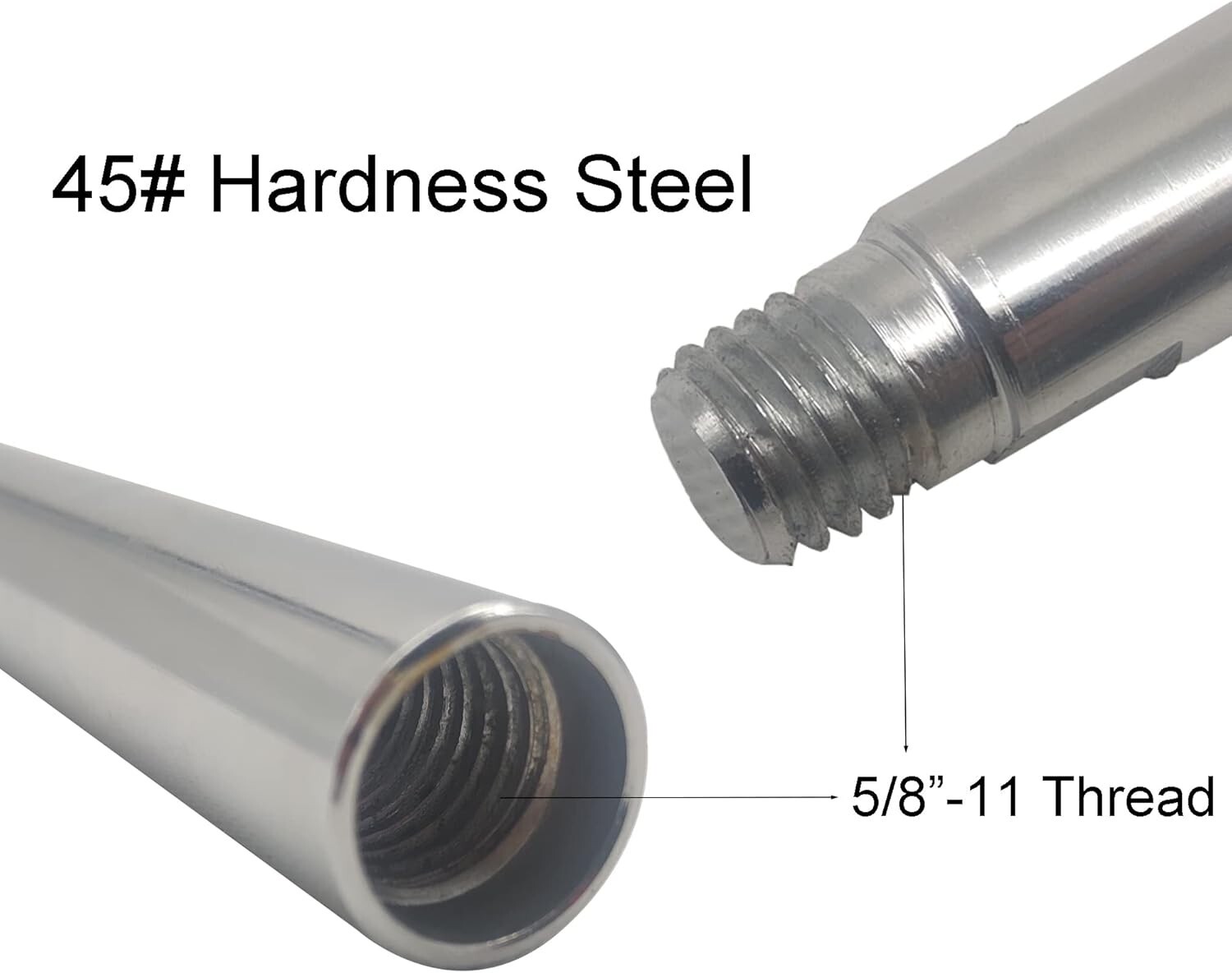5/8″-11 Angle Grinder Extension Shaft Connecting Rod with Grinder Adjustable