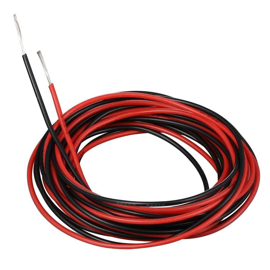 BNTECHGO 26 26 gauge silicone wire 10ft and 10ft, red black