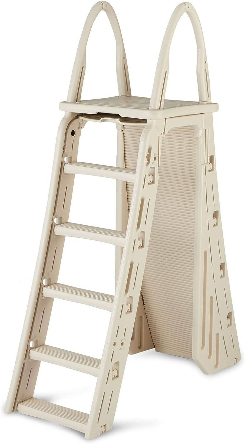 Confer Plastics 7200 Roll Guard A-Frame Above Ground Swimming Pool Ladder System