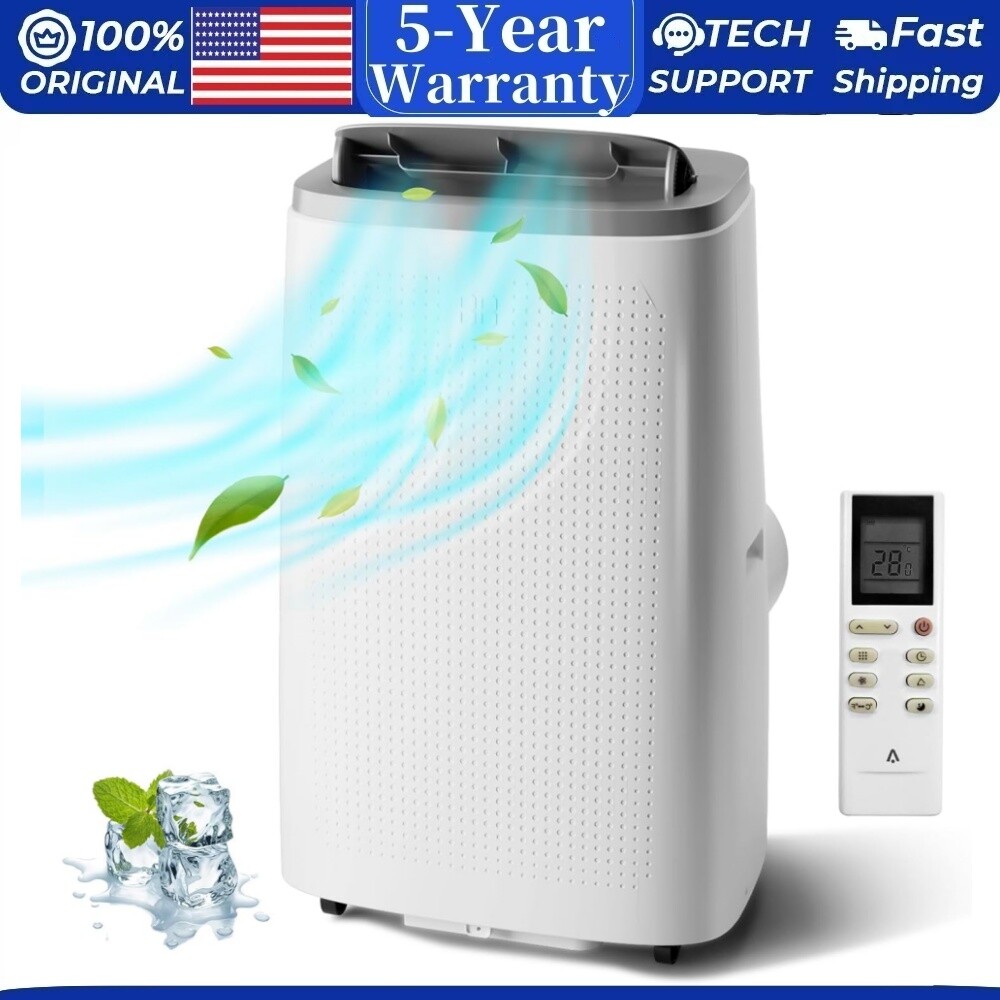 ☑️Portable Air Conditioner 14000BTU Remote Control AC Unit with Dehumidifier Fan