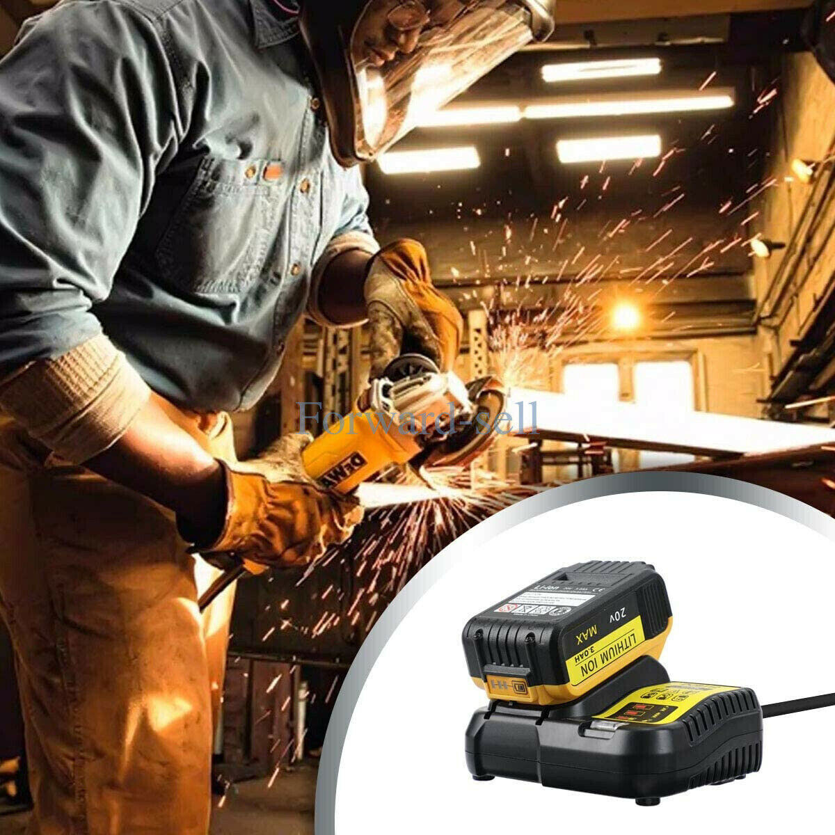 FOR Dewalt DCB112 12V-20V MAX Lithium Battery Charger ,For Drill, Saw 20 volt