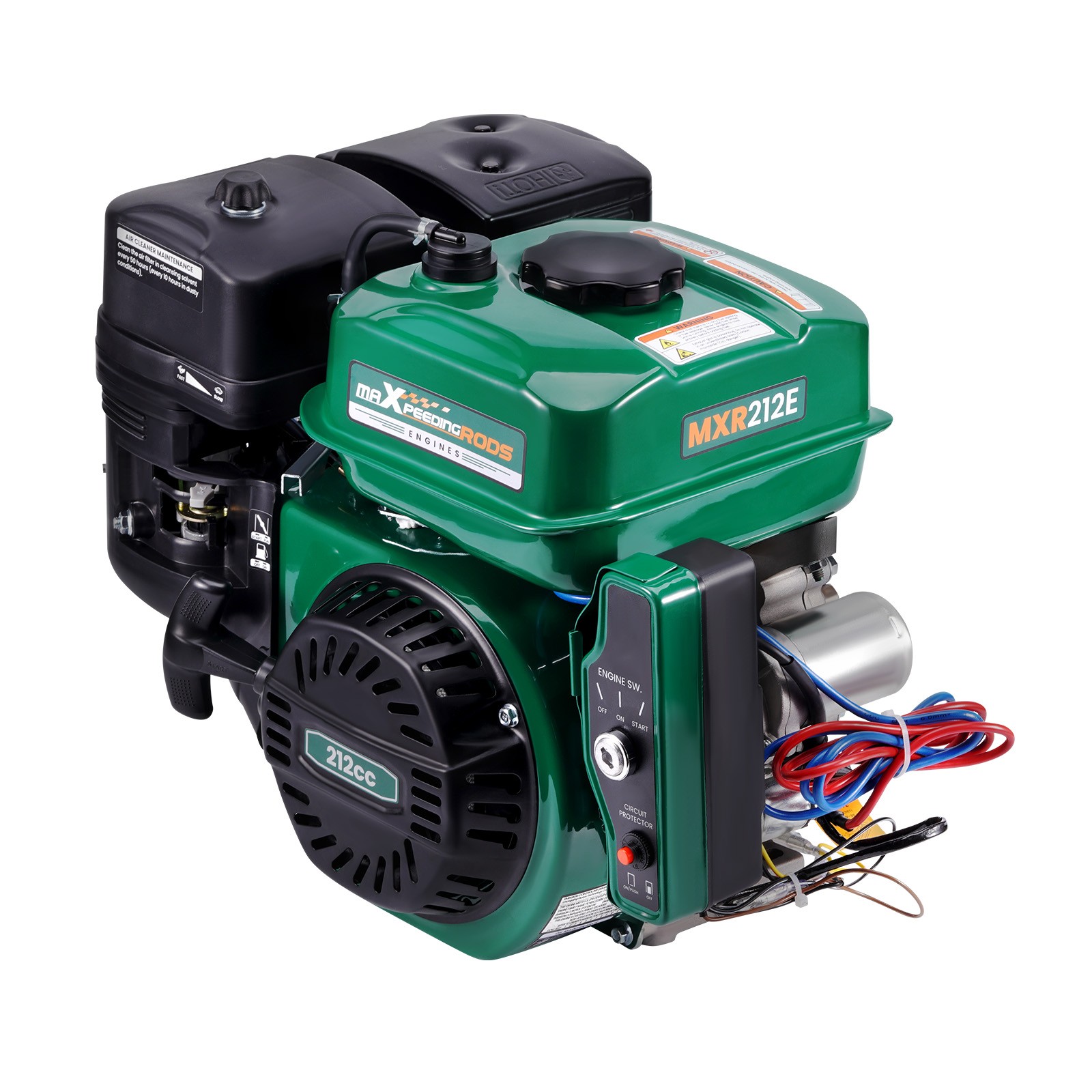 7HP 212cc Electric Start Horizontal Engine Motor Gas OHV 4-Stroke Go-Kart
