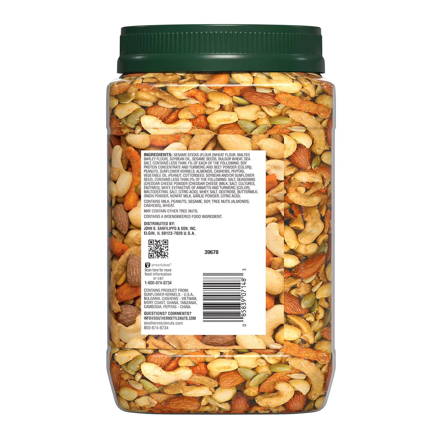 Southern Style Nuts, Hunter Mix, Gourmet, 36 Oz FRESH 3 Pack