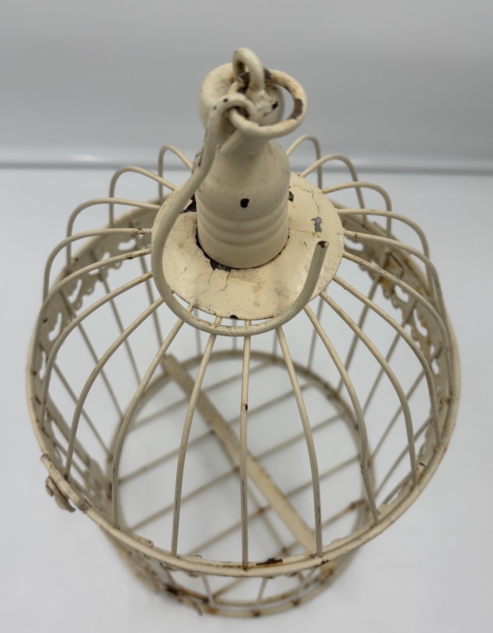 Large 41cm Shabby Chic Bird Cage Candle Holder Wedding Decor Centrepiece