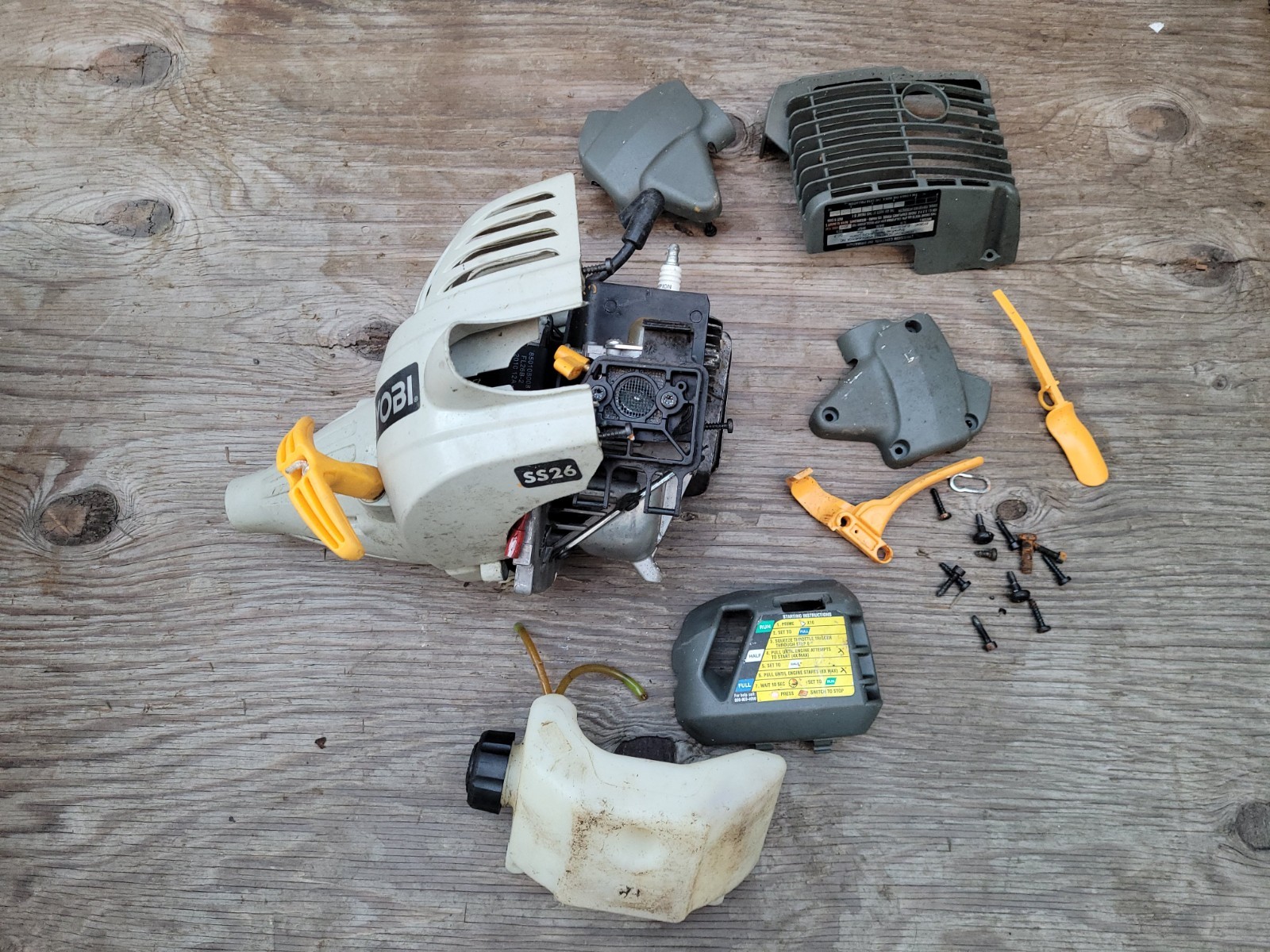 Ryobi SS26 String Trimmer Weedwacker 2-Stroke Motor Engine Parts