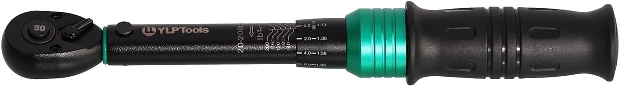 1/4″ DR DRIVE INCH LBS POUND MICROMETER CLICKER TORK TORQ TORQUE WRENCH TOOL