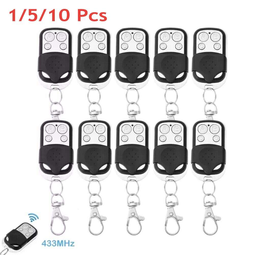 Electric Gate Garage Door Opener Key 433mhz Universal Cloning Remote Control Fob