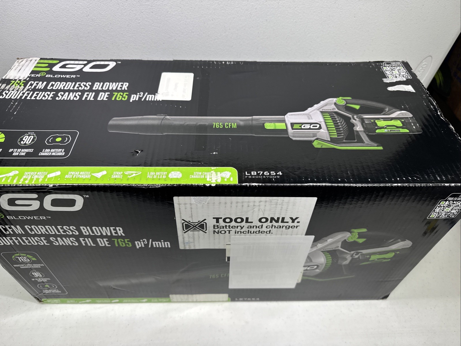 EGO POWER+ 56V 765 CFM Leaf Blower LB7650 200 MPH Cordless Brushless Tool Only