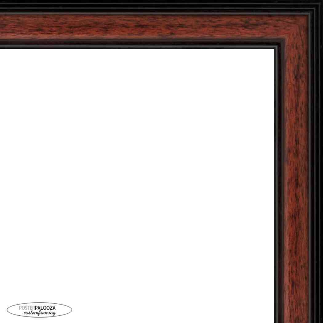 Photo Size Decor Brown Picture Frame – UV Acrylic, Backing, Hanging Hardware