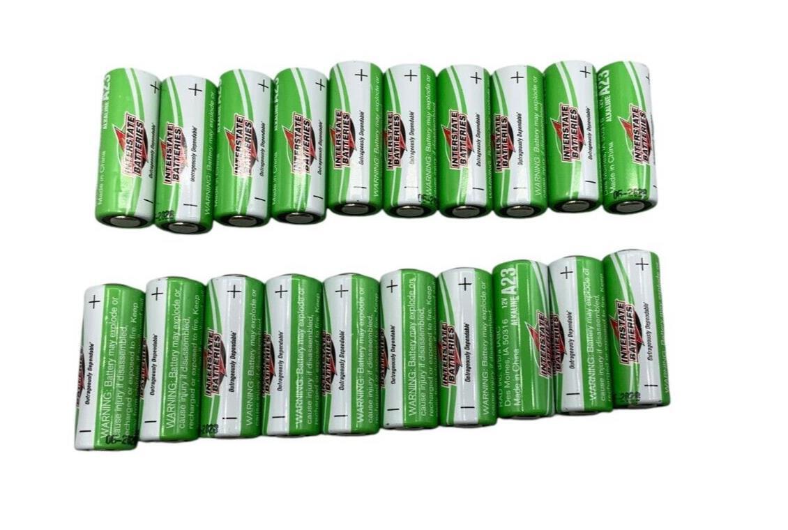 Lot of 20x Interstate 12V A23 Battery Not in retail package Exp 6-2028