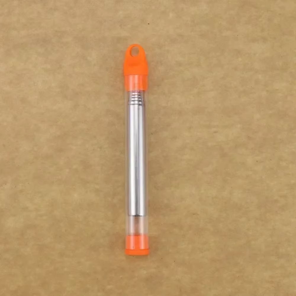Outdoor Pocket Bellow Stainless Steel Telescopic Blow Fire Tube Blowpipe Tool