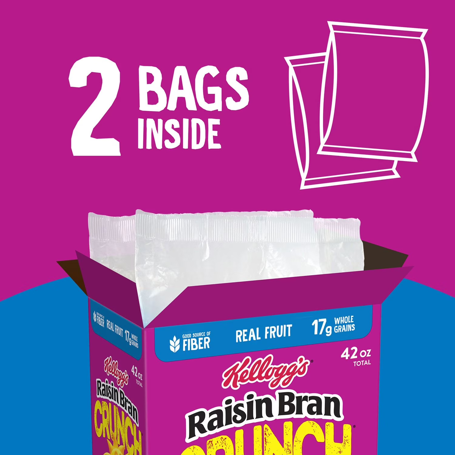 Raisin Bran Crunch Cereal (42 oz., 2 pk.) Great Price