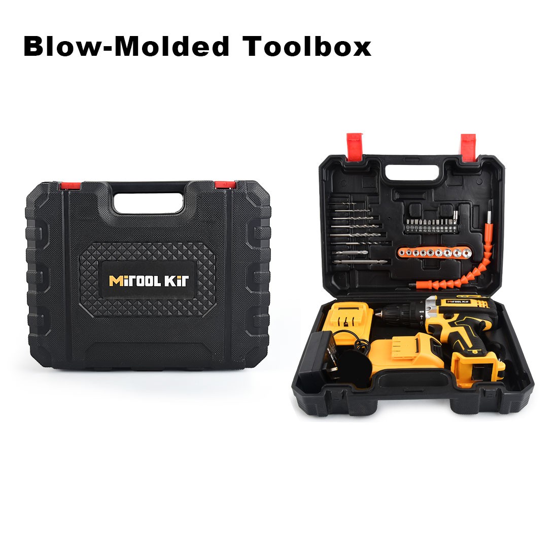 20V Drill 2 Speed Electric Cordless Drill Screwdriver with Bits Set & Battery