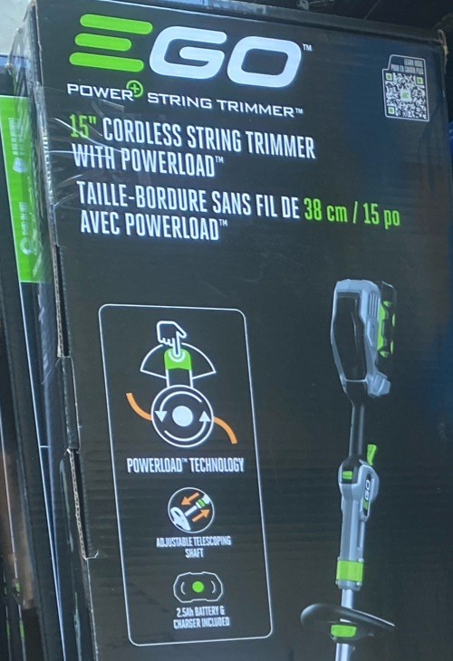 Ego ST1510T POWER+ 15″ 56V Cordless String Trimmer Only, NO BATTERY OR CHARGER