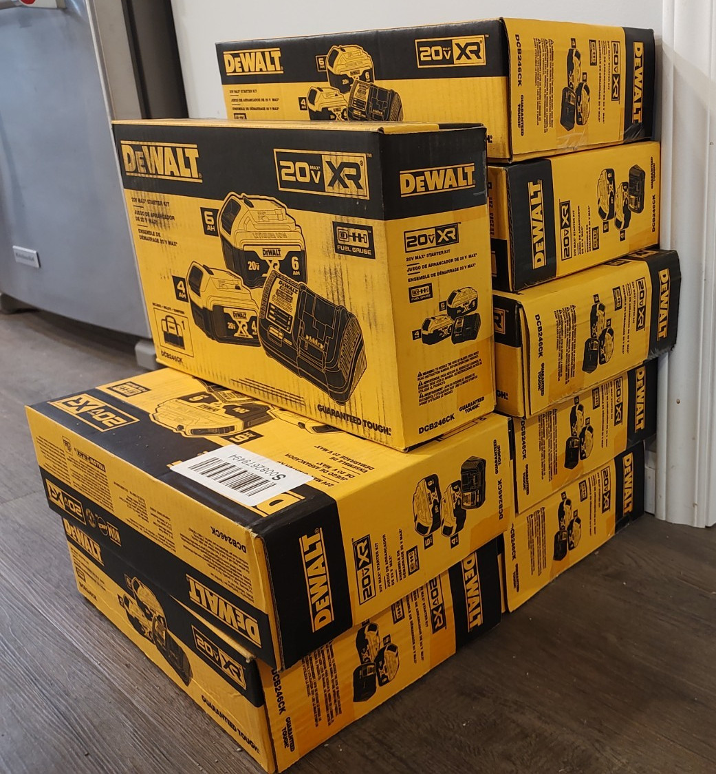 DEWALT DCB206 20V Max XR Lithium-Ion 6.0Ah BATTERY – GENUINE REAL DEAL