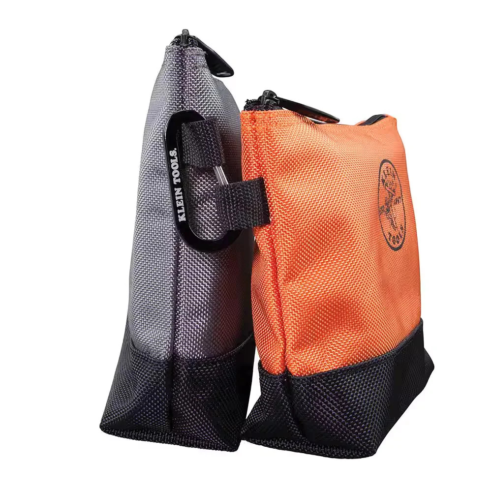 Klein Tools 9 In. Stand-Up Zipper Tool Bag (2-Pack)