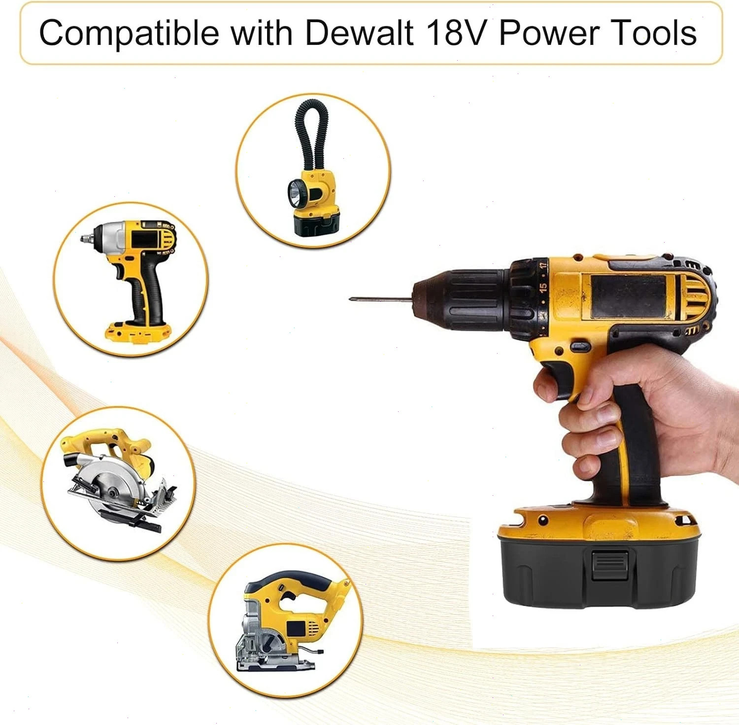 2-PACK 18V For Dewalt 18 VOLT XRP Ni-MH 7.0Ah Battery DC9099 DC9096 DC9098 NEW