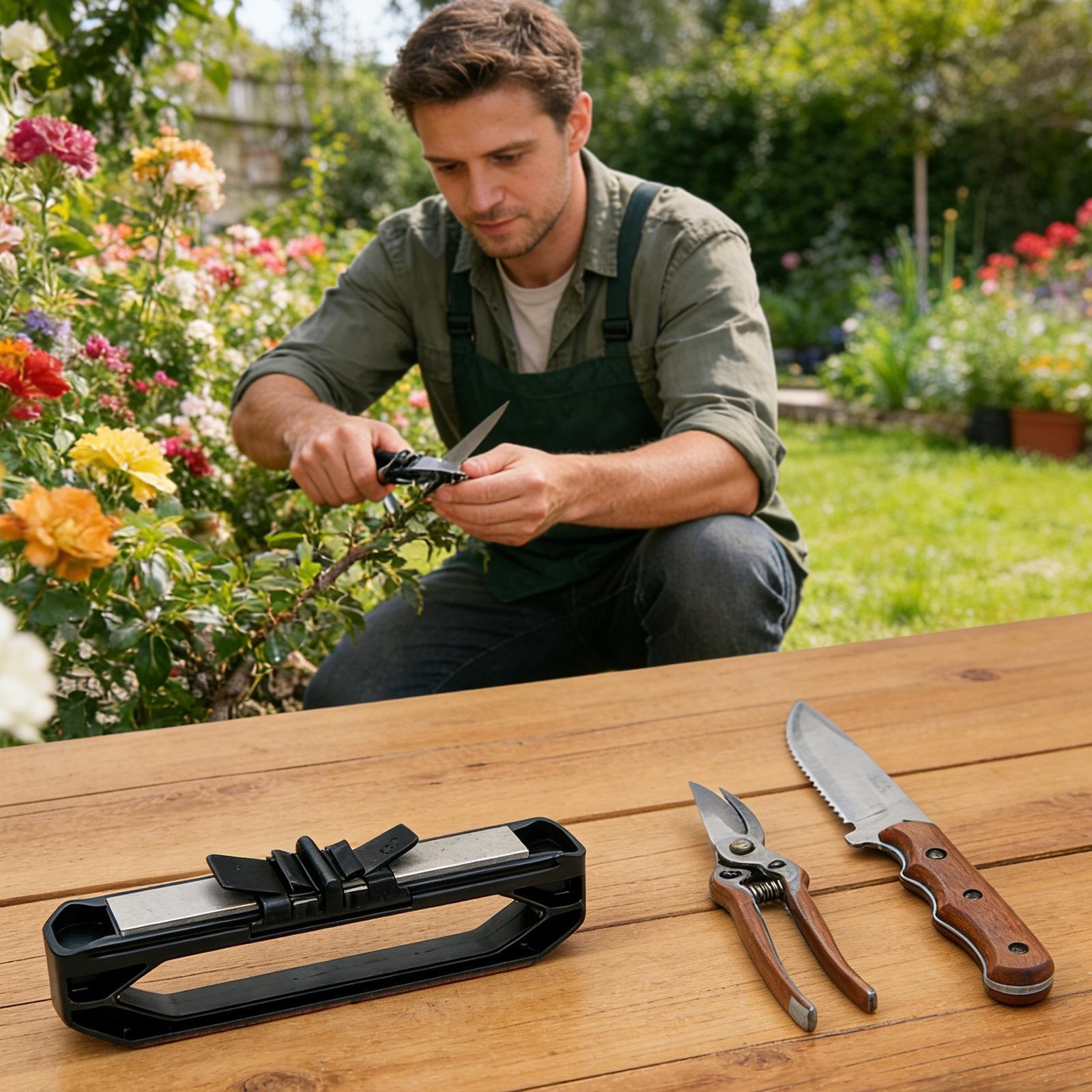 Handheld Pocket Knives Sharpener Angle Guided Outdoor Sharpening Supplies