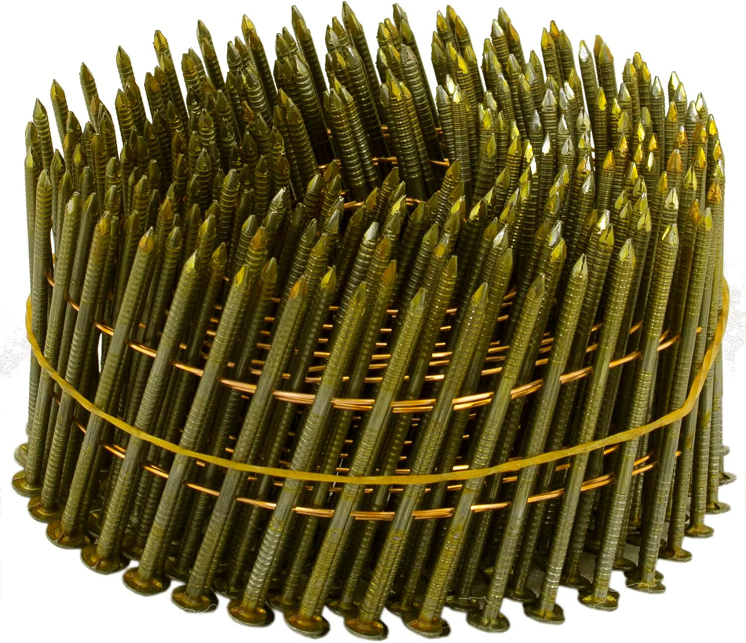 Duda Energy 9000 2-1/4″ 15� Carbon Steel Shank Siding Pallet-Making Coil Nails