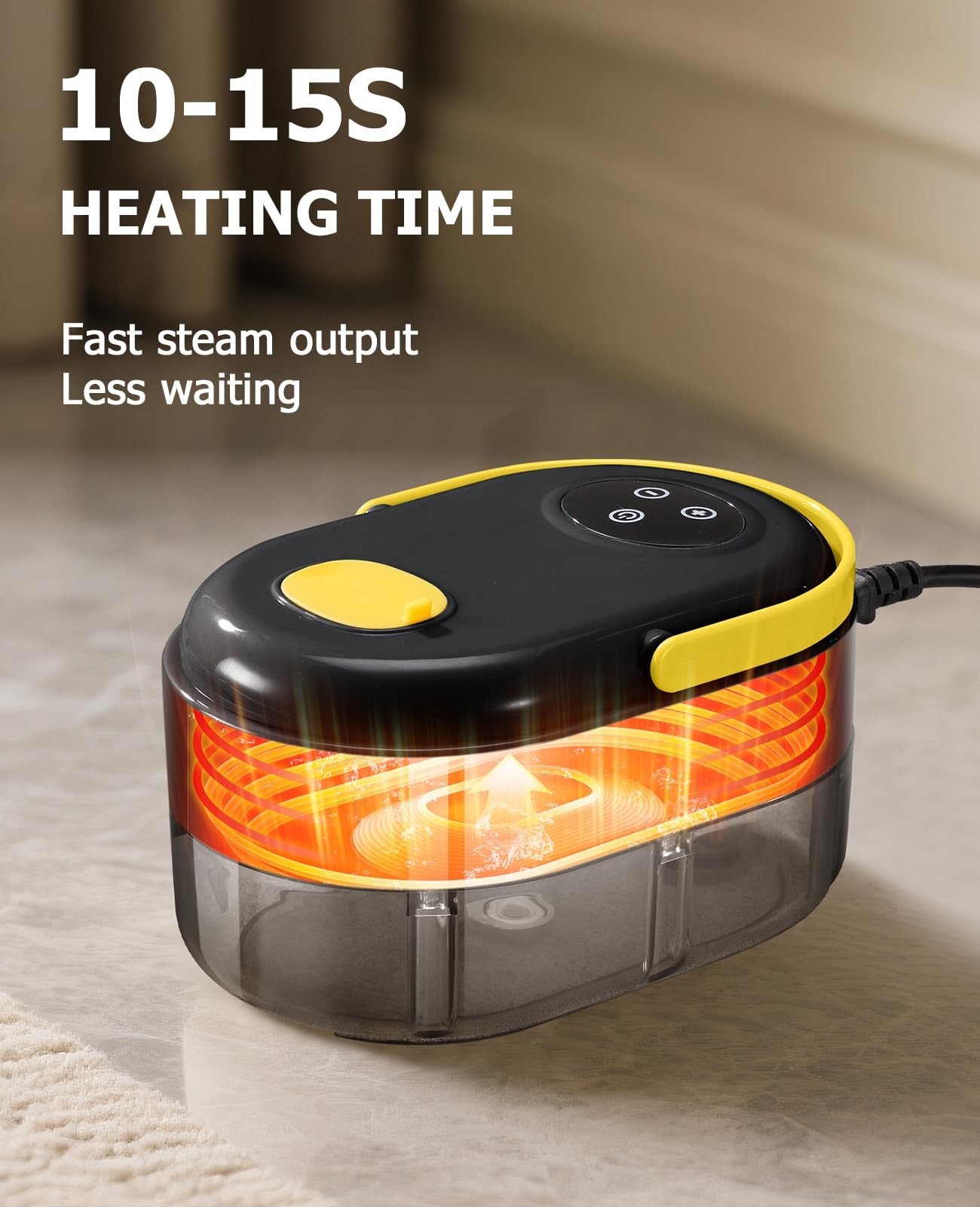 1500W Handheld Car Detailing Cleaning Machine High Temp Steam Cleaner Household