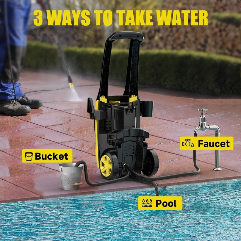 Electric Pressure Washer 4300 PSI MAX 2.8 GPM Power Washer with 4 Nozzles