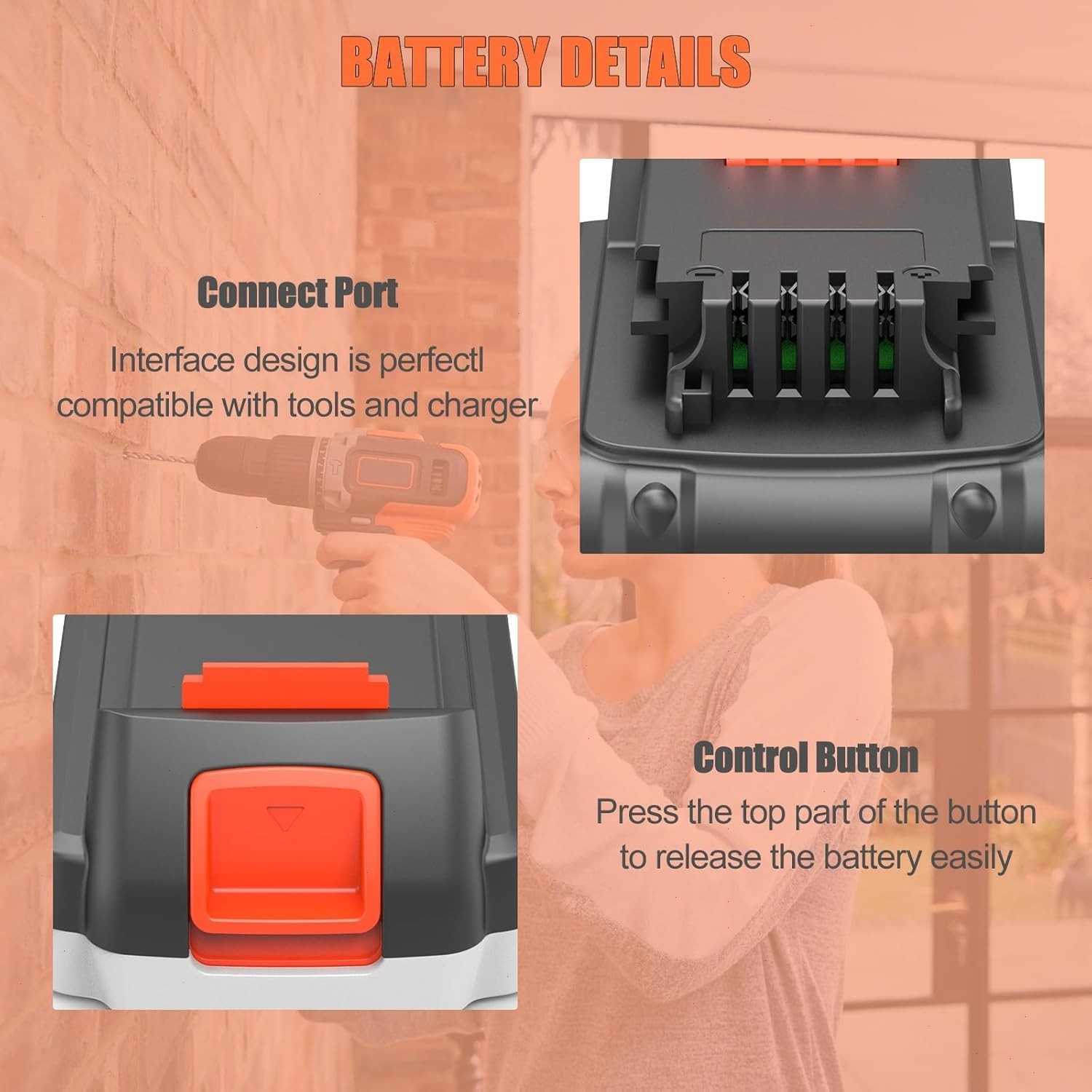 2PACK NEW 20V Lithium-ion Battery / Charger for BLACK DECKER 20 Volt LBXR20 LB20