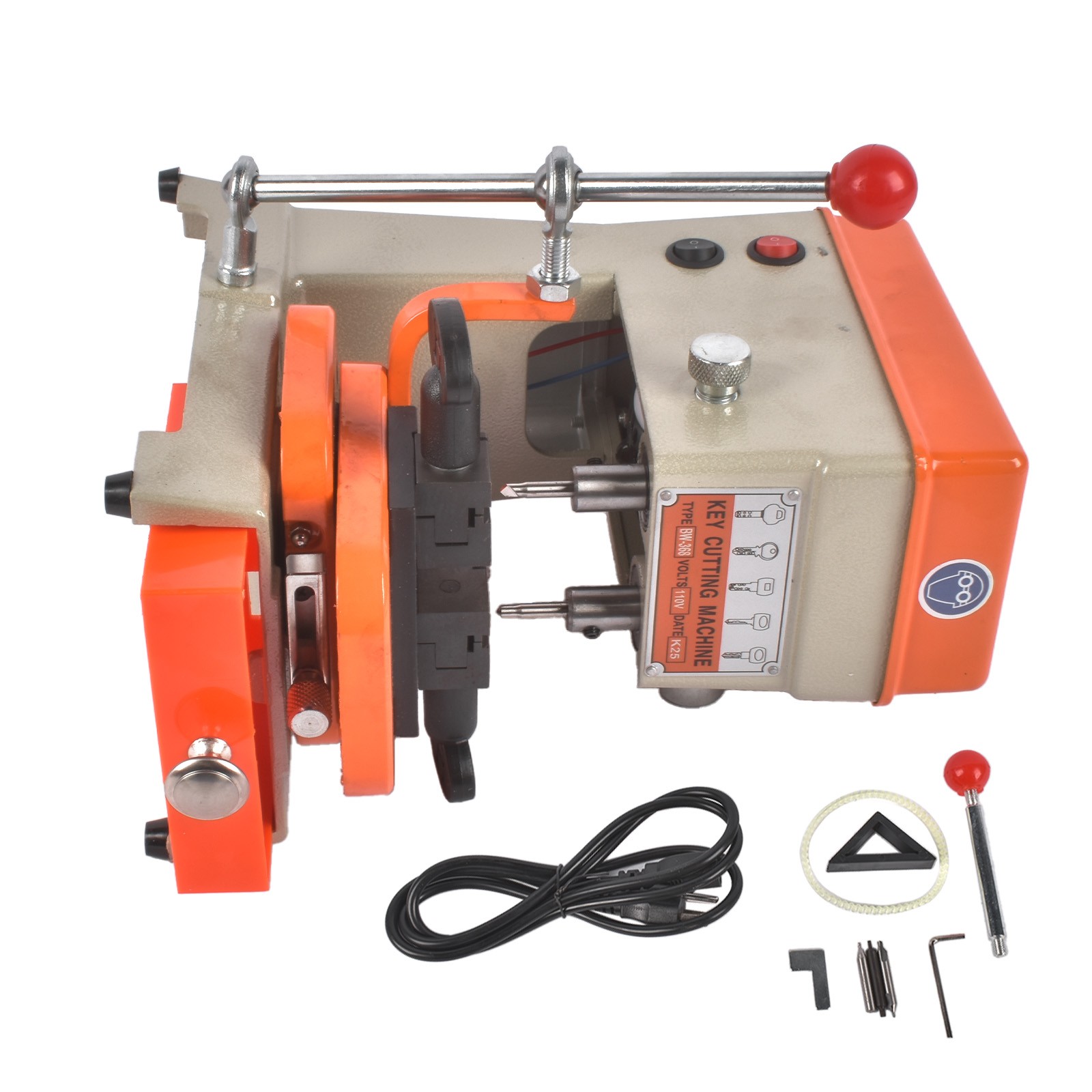Vertical Key Cutting Duplicating Machine 110V 150W 50HZ Cutter Car Key Copier